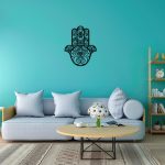 Hamsa (Khamsa) art mural