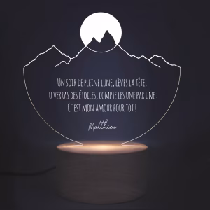 Lampe Moonlight à Personnaliser