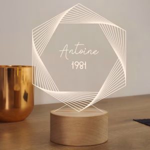 Lampe Anniversaire à Personnaliser