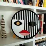 Circle wall art Masque