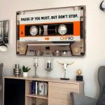 Tableau Retro Tape Personnalisable  - Vintage Cassette