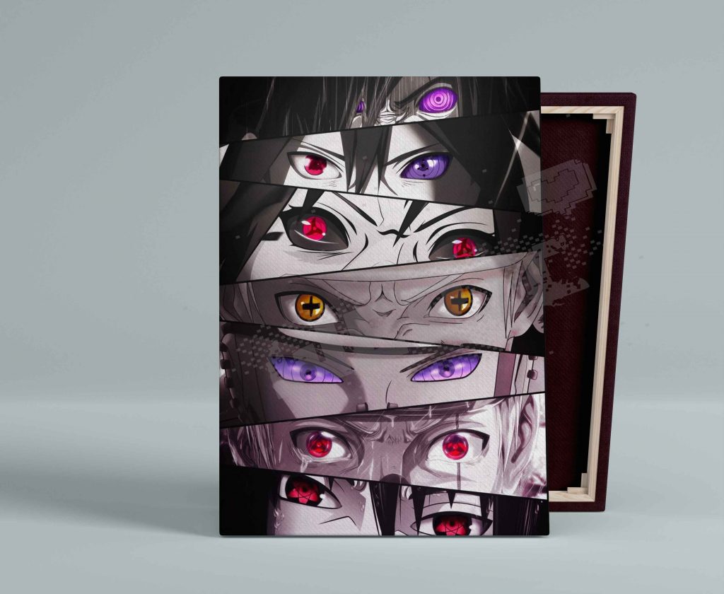 Naruto Eyes -Tableau Toile-