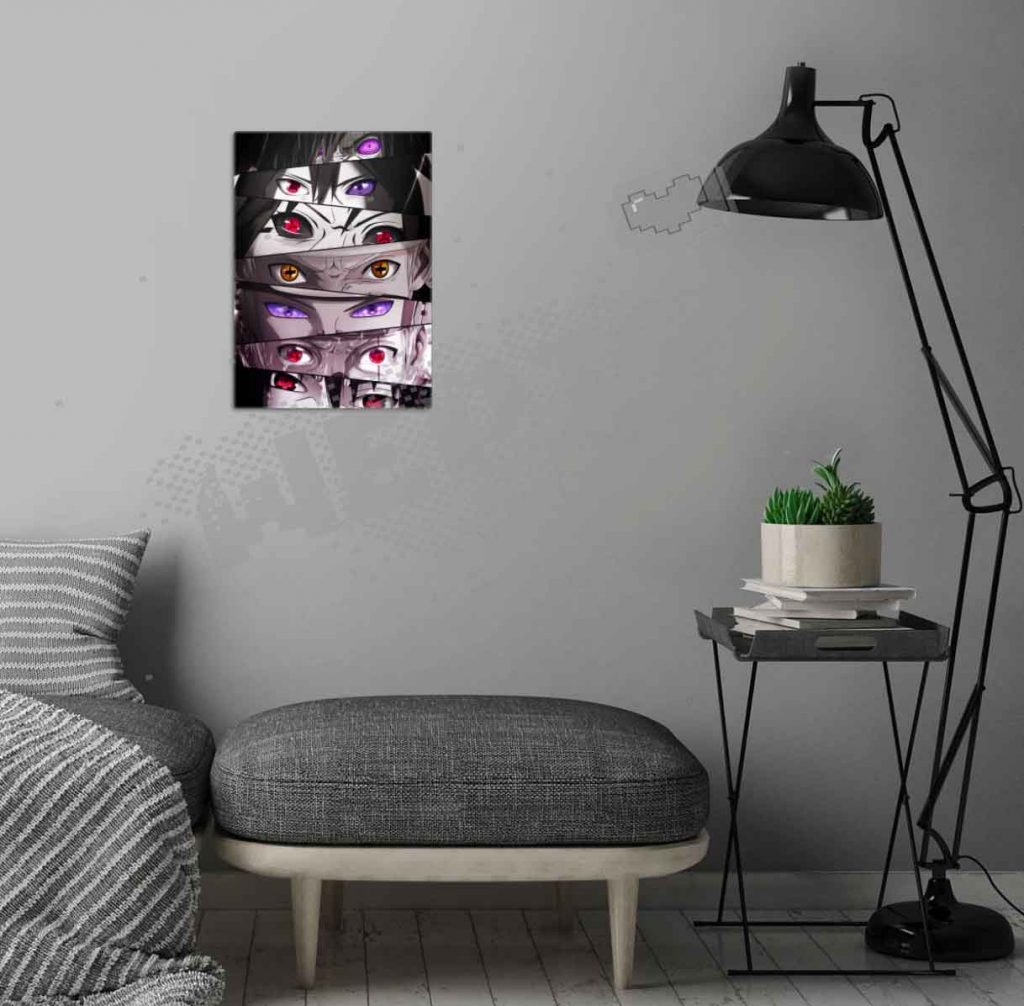 Naruto Eyes -Tableau Toile-
