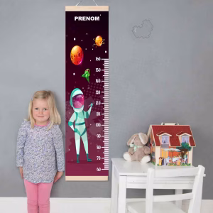 Tableau -Girl Astronaut- de Croissance Enfants Personnalisé