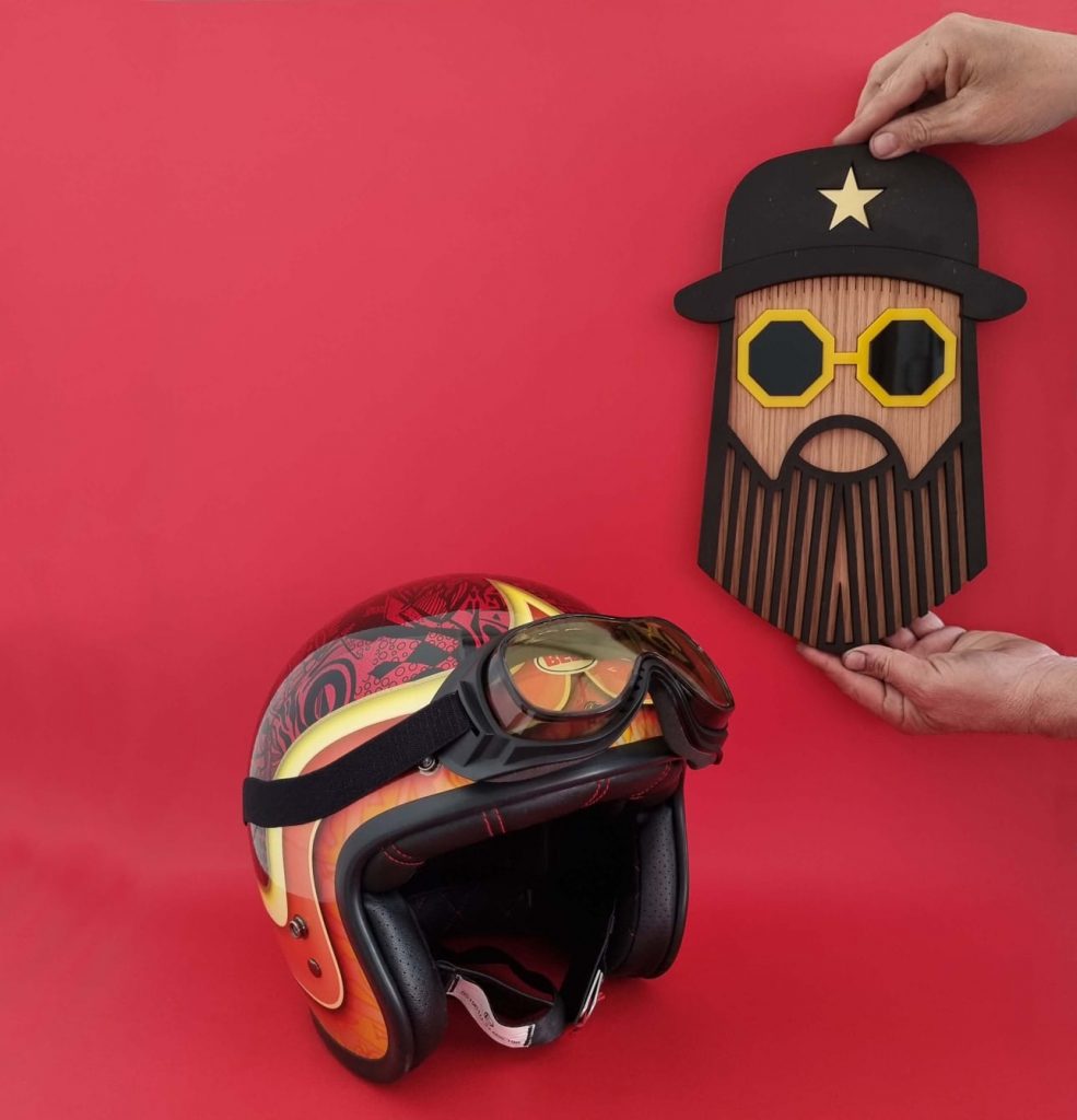3 masques Hipster