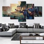 Set de 5 tableaux Yasou