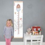 Tableau -arc en ciel- de Croissance Enfants Personalisé
