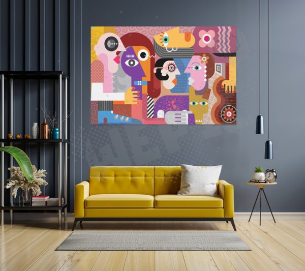 Tableau Multiple Colorful Faces – Image 2