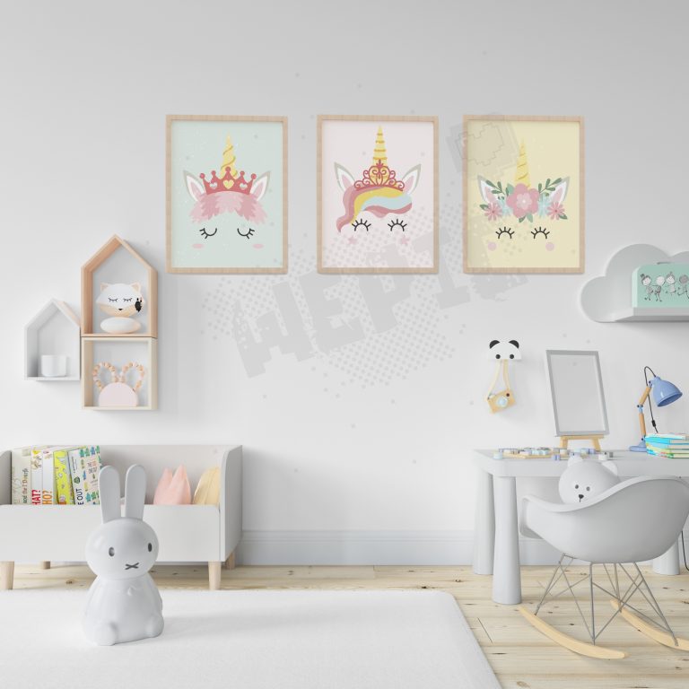 Tableaux licornes filles