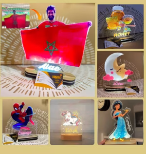 lampe lumineuse personnalisé