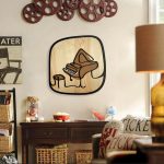 Piano Decoration minimaliste -One Line Art-