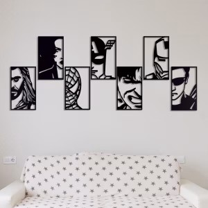 Avengers  Art Mural - Bois- (2 min)