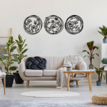 Round Flowers Tableaux