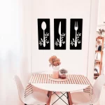 Fourchette Cuillère Couteau -3 Tableaux-