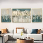 L'arbre du bonheur-3 Tableaux-