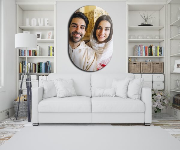 Cadre ovale -Tableau personnalisé- – Image 4