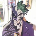 Batman Joker Decoration murale -Bois- 3D