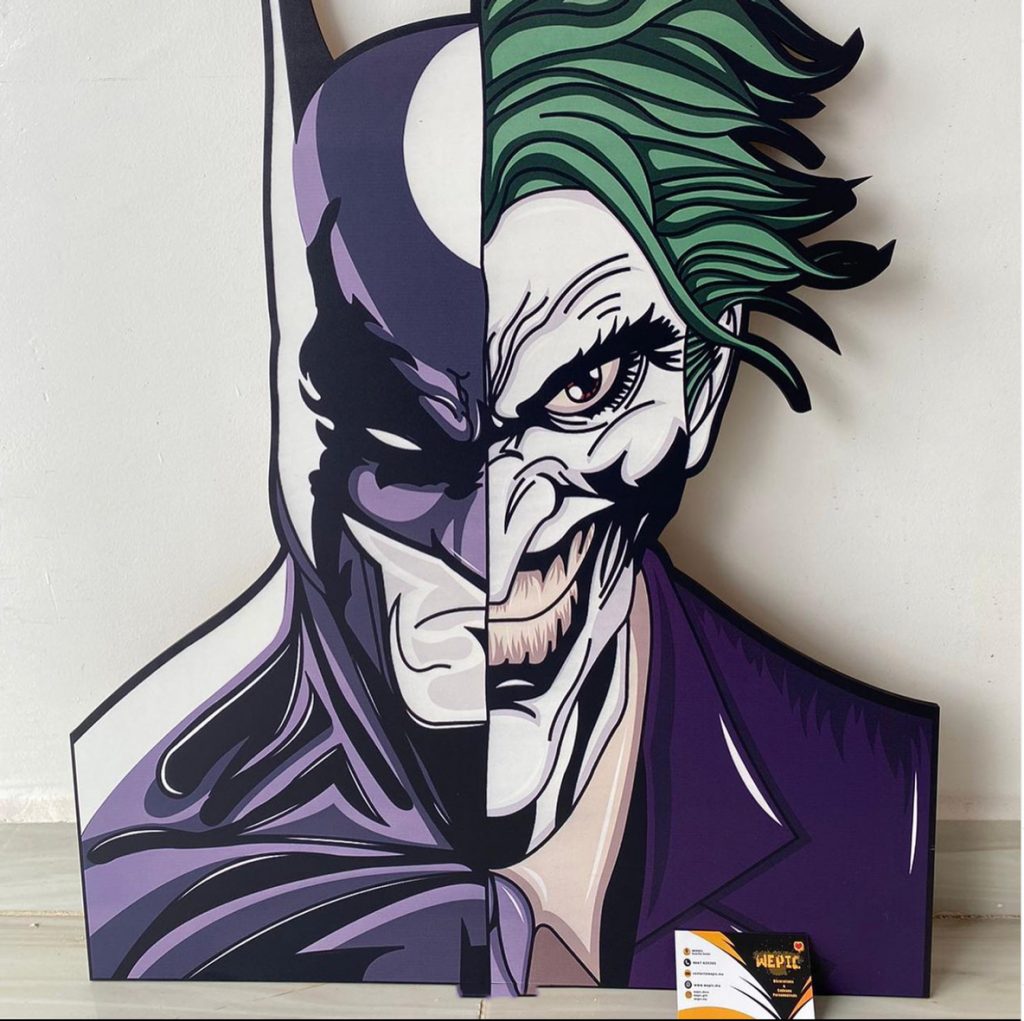 Tableau déco Joker street art - Tableau Deco