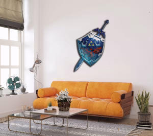 Zelda Décoration murale -Bois- 3D