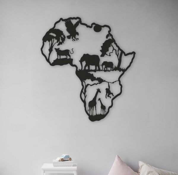 Africa Map - Tableau mural en bois – Image 4