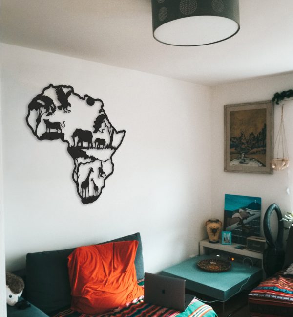 Africa Map - Tableau mural en bois – Image 2