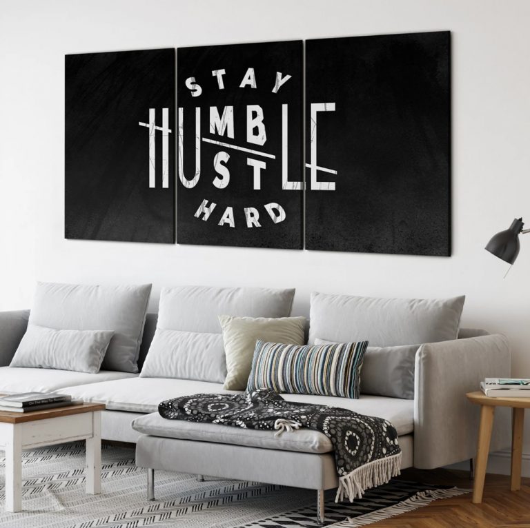 tableau noir stay humble pour motivation