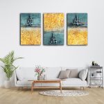 Tableaux Gold Marble modernes islamiques - Dihkr-