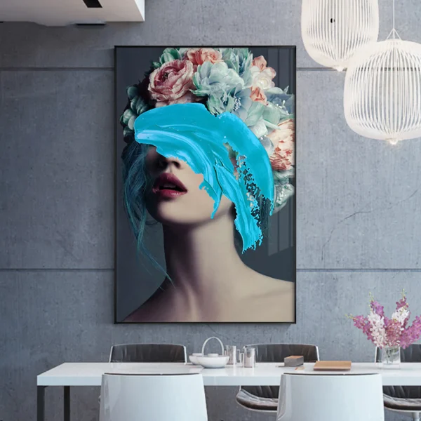 Tableau d'art Sky Blue Feminine