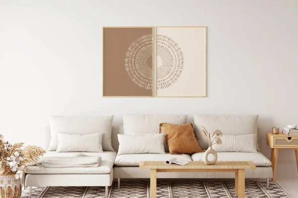 Minimalist Circle Boho -Encadrement américain – Image 2