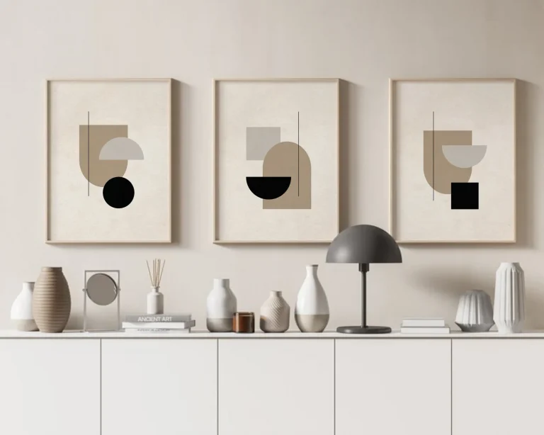tableau décoratif géométrique