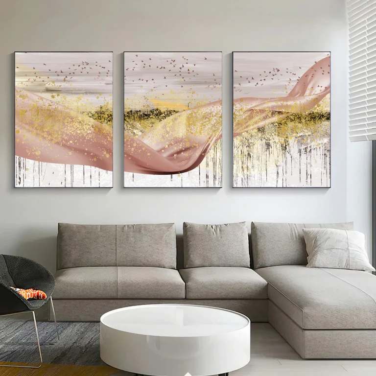 tableaux décoratifs rose quartz