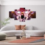 One Piece -Luffy -Tableau 5 parties -