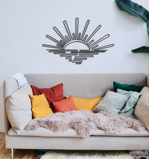 Sunrise Decoration mural