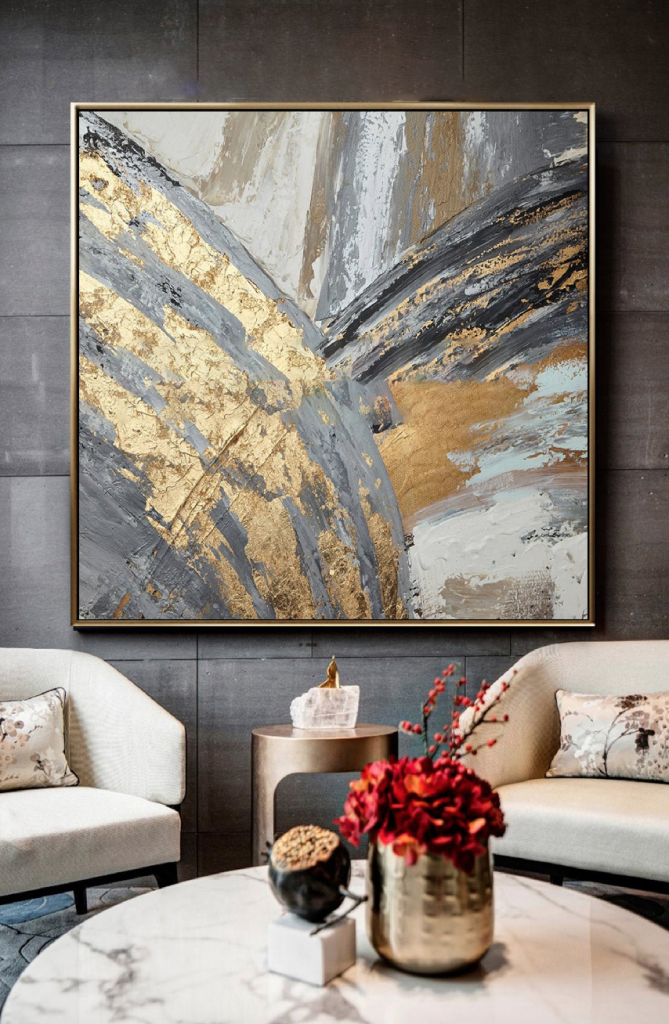 The Embrace of Silver and Gold - Encadrement américain