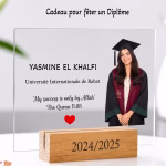 Cadre acrylique Personnalisé -graduation-