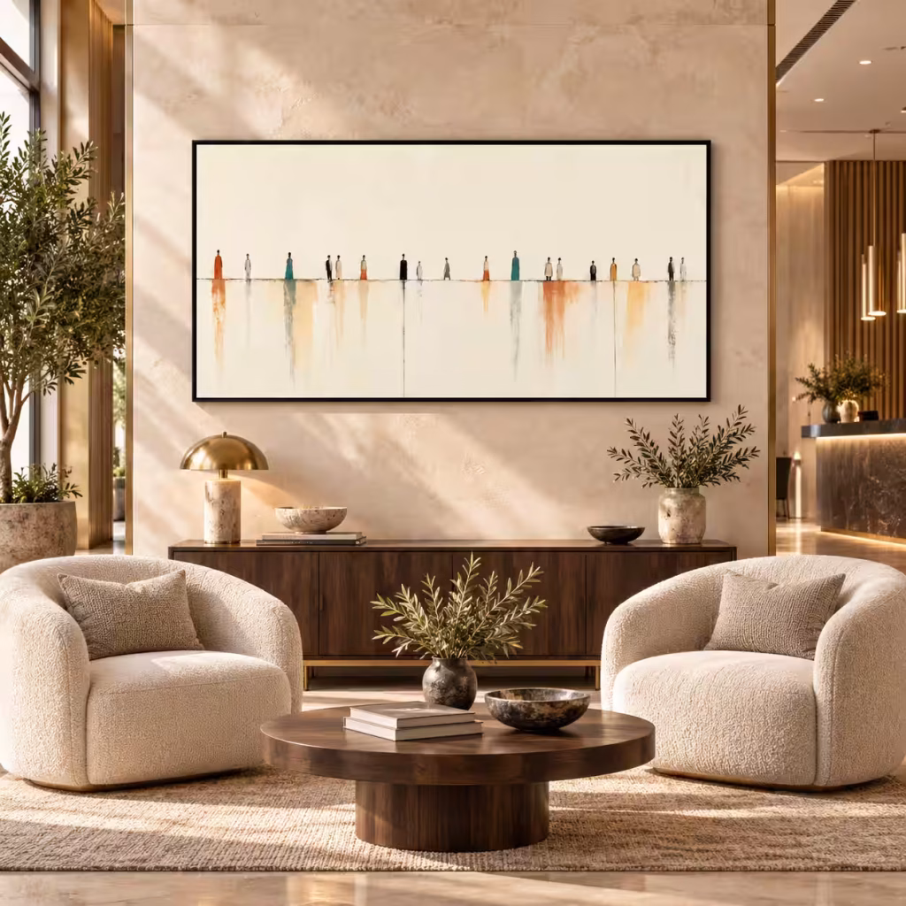 tableaux paysage abstrait