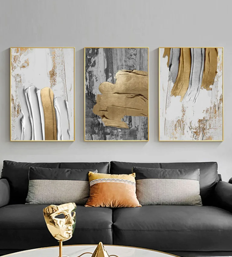 tableaux décoratifs Shades of Silver and Gold