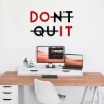 Don't Quit-Linear art