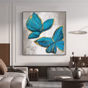 Tableau Blue Butterflies