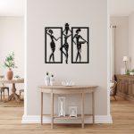 African Ladies-Linear art