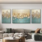 Tableau Feuille de Ginkgo avec Encadrement Américain