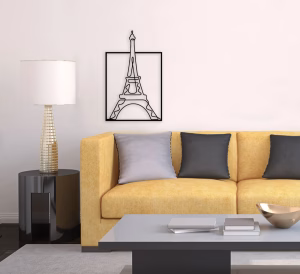 Tour Eiffel Linear art