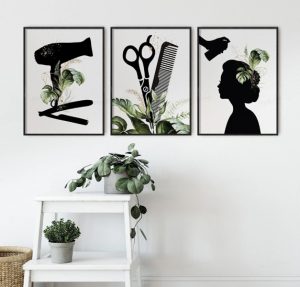 tableaux pour salons de beauté et coiffure