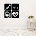 Tableaux Médecin généraliste en bois