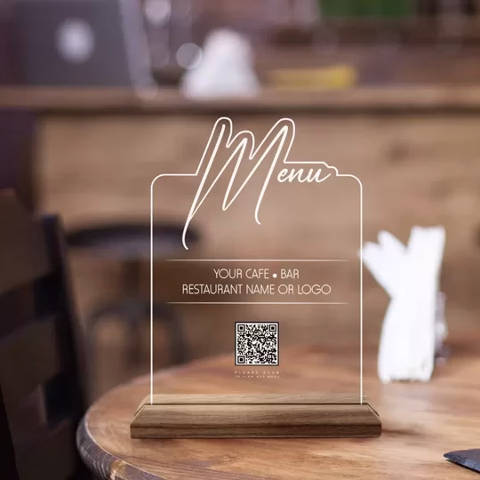 menu scannable pour restaurant