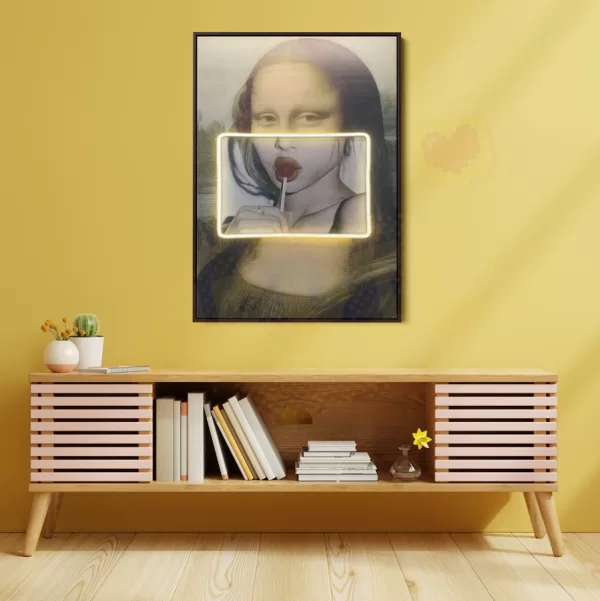tableau neon monalisa