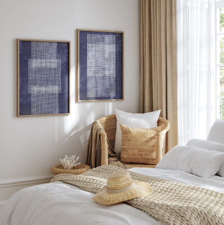 Toiles Abstraites bleu