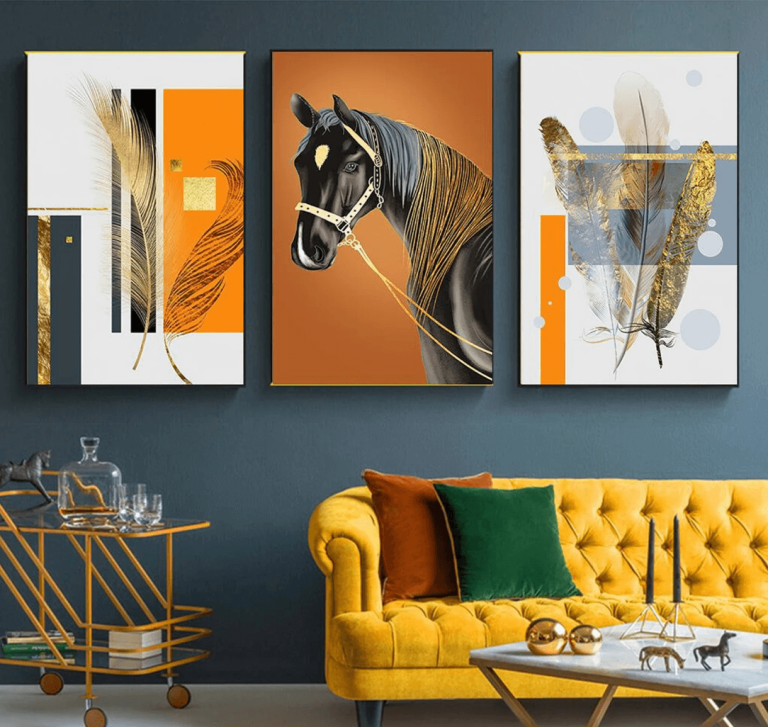tableaux cheval décoration murale