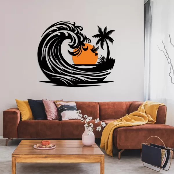 Décoration d'Intérieur d'Été : Art Mural en Bois