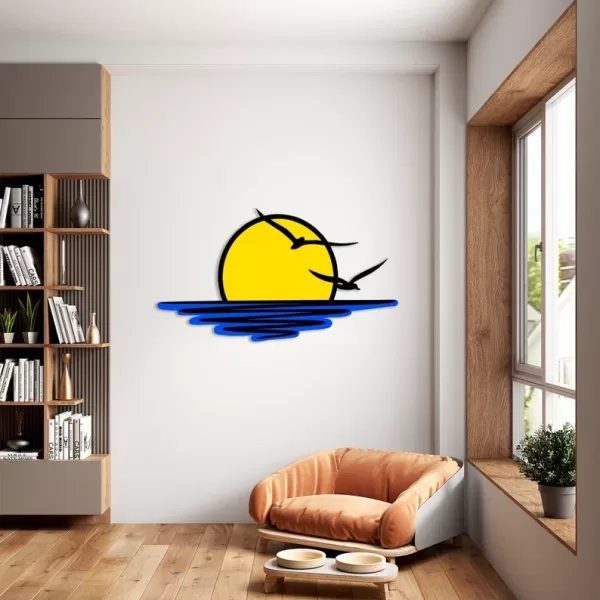 Décoration murale : Lever du soleil éclatant